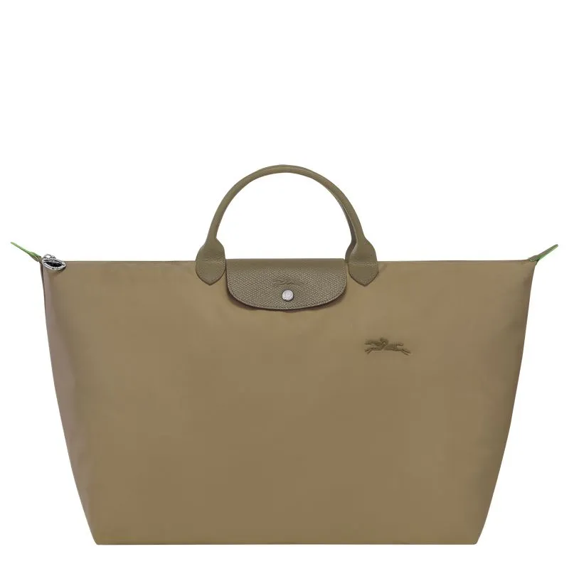 Le Pliage Green L Travel bag Artichoke - Recycled canvas