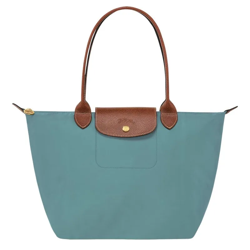 Le Pliage Original M Tote bag Eucalyptus - Recycled canvas