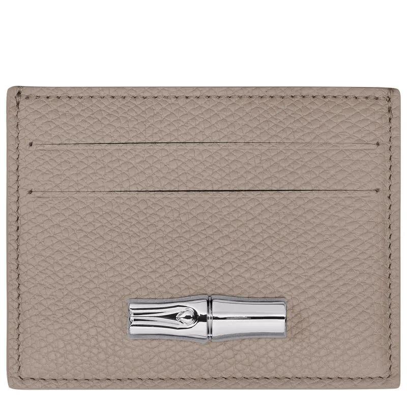 Le Roseau Card holder Clay - Leather