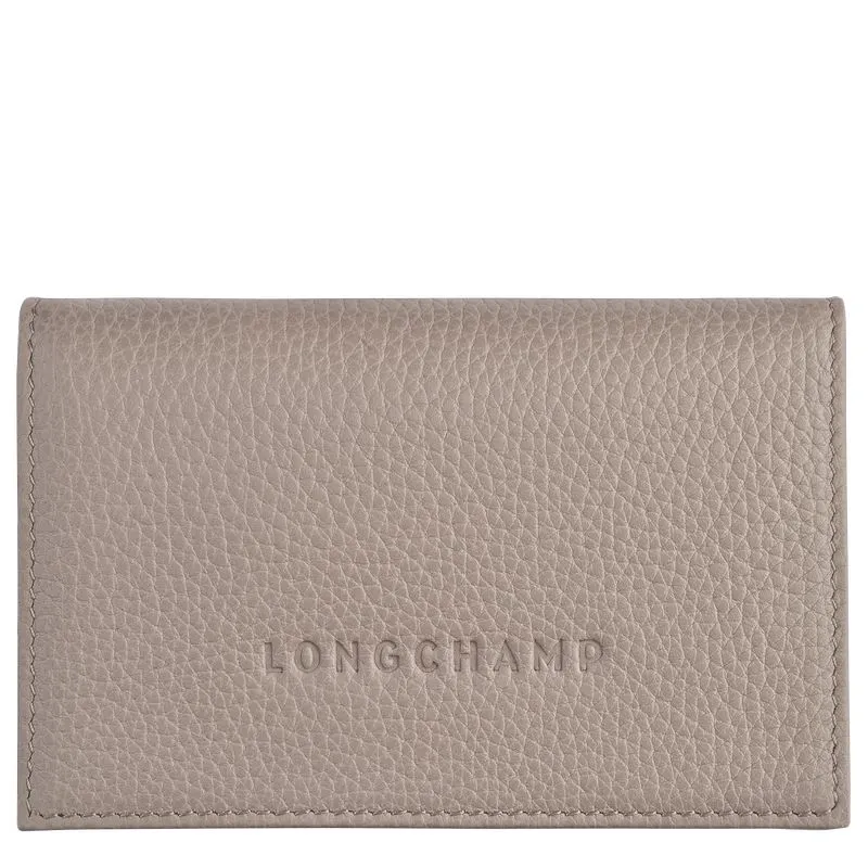 Le Foulonné Card holder Turtledove - Leather