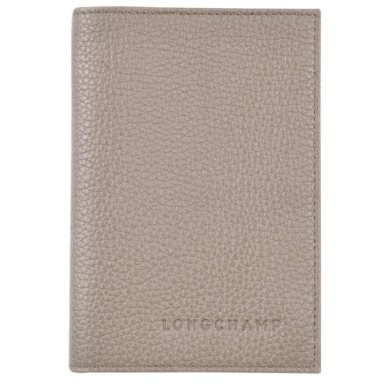 Le Foulonné Passport cover Turtledove - Leather