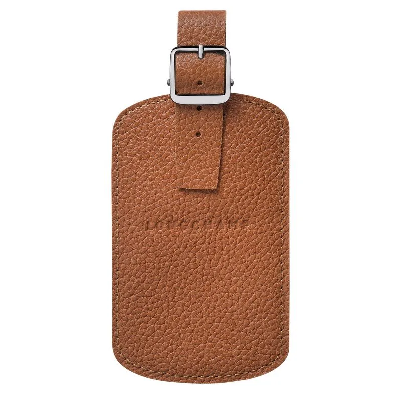 Le Foulonné Luggage tag Caramel - Leather