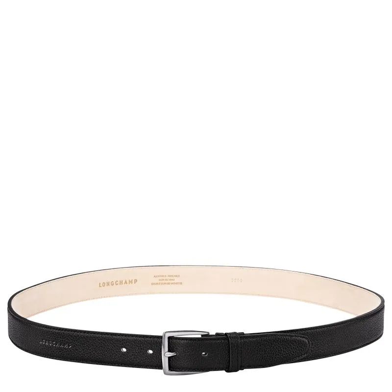 Le Foulonné Men's belt Black - Leather