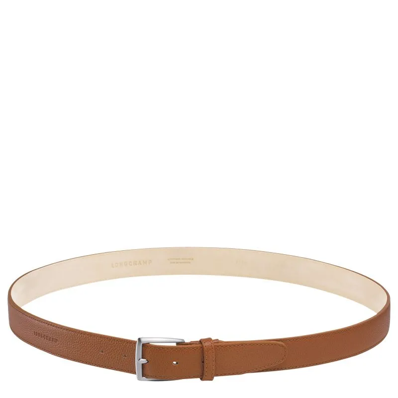 Le Foulonné Men's belt Caramel - Leather