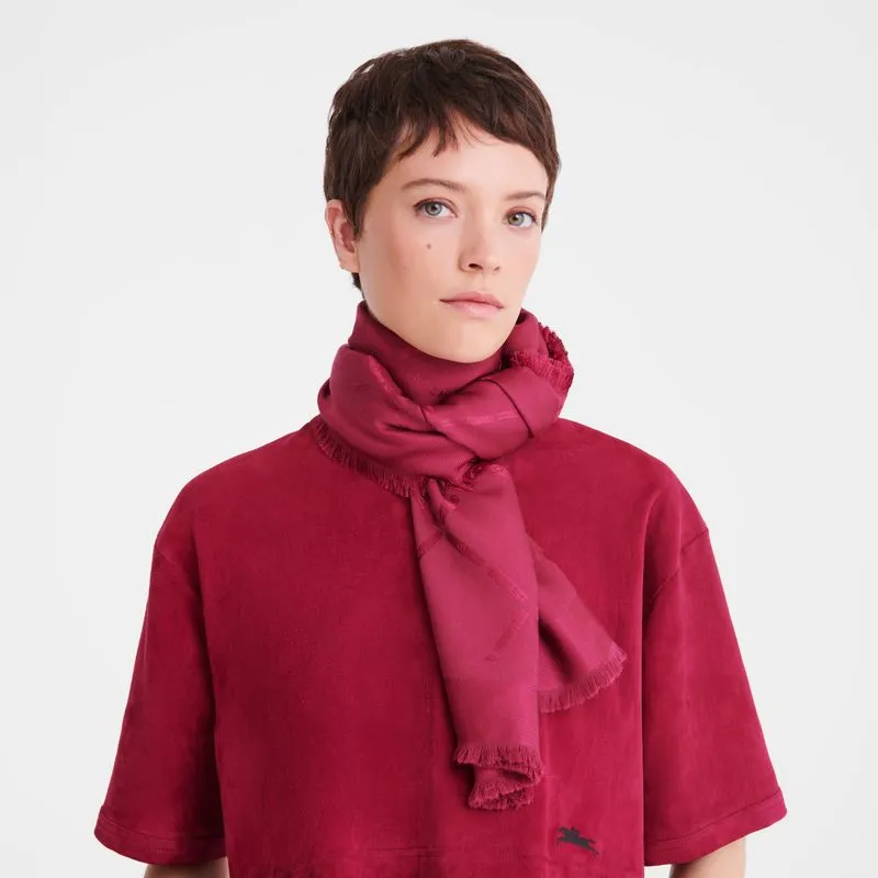 Le Roseau Shawl Beetroot - Silk Blend